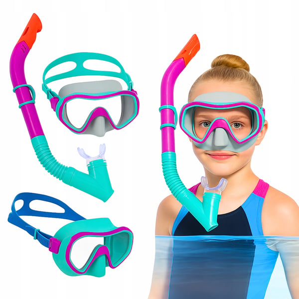 Bestway Dykkersæt - Maske med snorkel og svømmebriller
