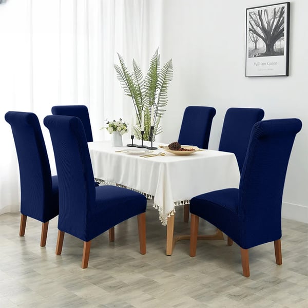 XXL vino tuolinpäällinen, tummansininen jacquard