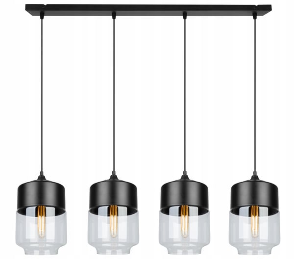HÆNGENDE LOFTSLAMPE, GLASPLAFON, LED-LAMPE