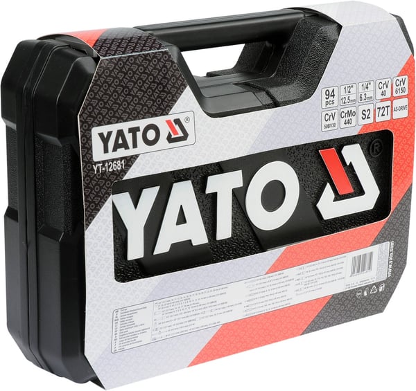 1/2'' VÆRKTØJSSÆT 94 DELE L - YT-12681