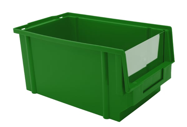 SÄILYTYSLAATIKKO, KOKO '2', VIHREÄ - SKRZ 2 ZI/R