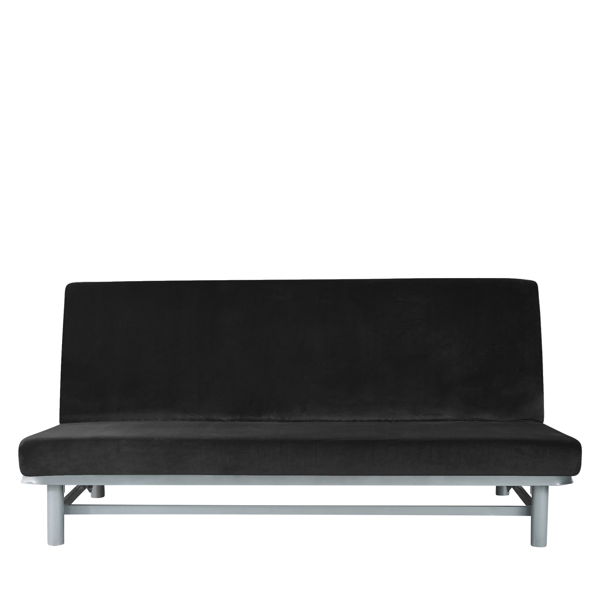 Sohvanpäällinen 190-210cm musta sametti