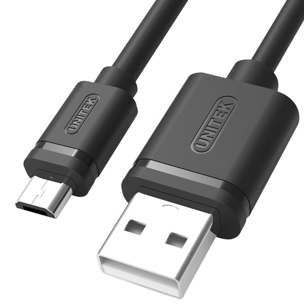 Unitek Y-C451GBK microUSB - USB 2.0 -kaapeli, 1 m