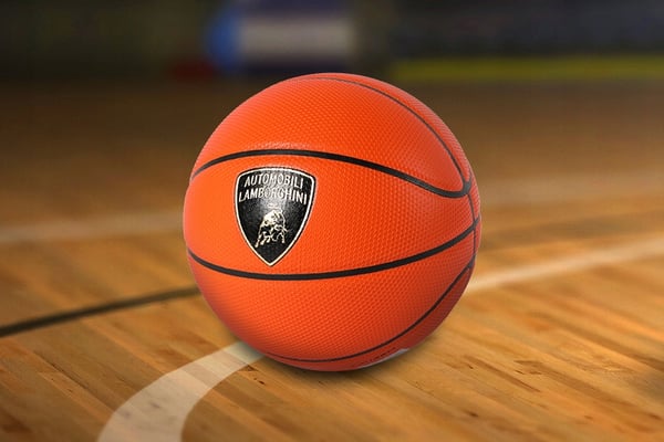 Lamborghini basketbold størrelse 7 højkvalitets PU-læder