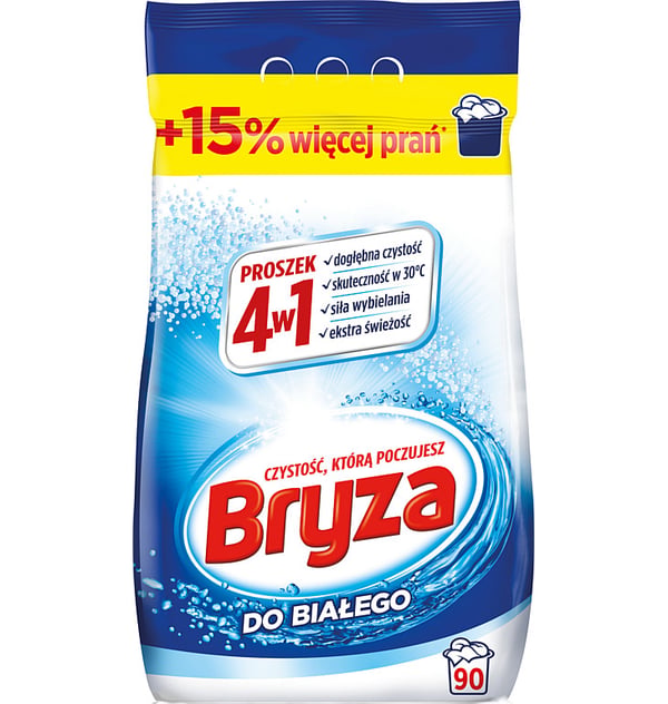 Bryza 5,85 kg hvidt vaskepulver