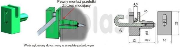 LÄPIVIENTISUOJA MUSTA PD/B TAPILLA - 100.0 KPL - LÄPIVIENTISUOJA C