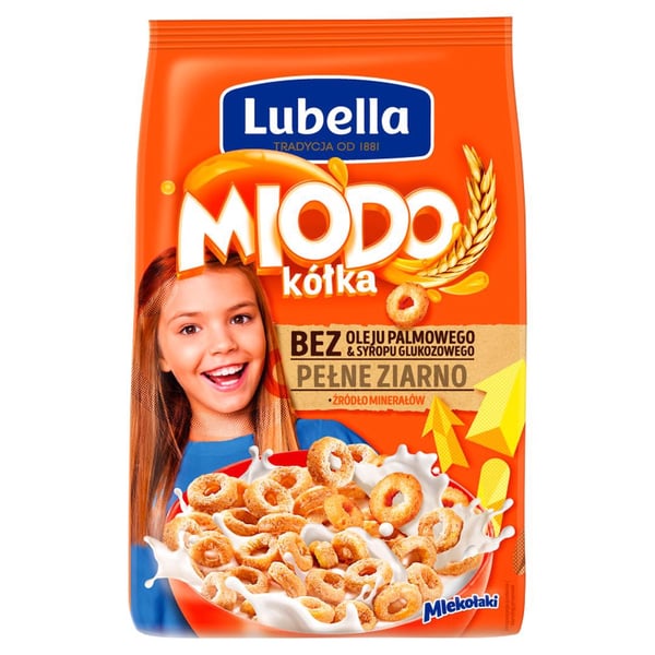 Lubella Mlekołaki Hunajarenkaat Murorenkaat hunajalla 500 g