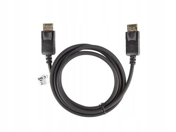 Lanberg DisplayPort-kaapeli M/M 1.8m 4K v1.2 musta