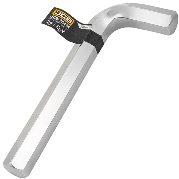 JCB Unbrakonøgle HEX CRV 24 mm 6-punkts L-type
