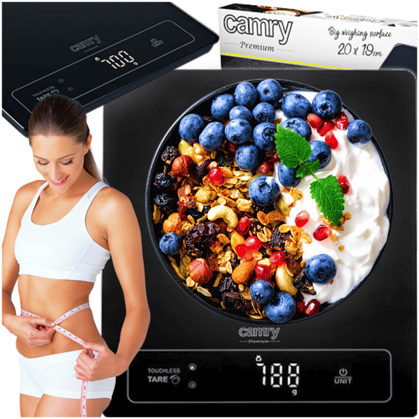 CR 3175 køkkenvåg - 15 kg - kontaktløs tara