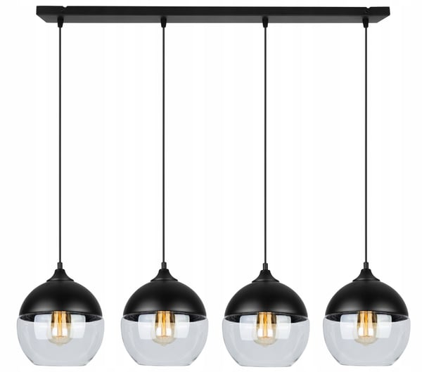 HÆNGENDE LOFTSLAMPE, GLASPLAFON, LED-LAMPE