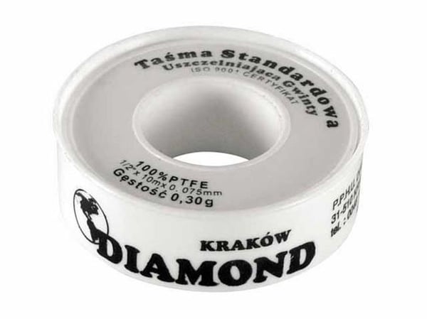 Teflon tätningsband standardtätning 12×10×0,075 3g