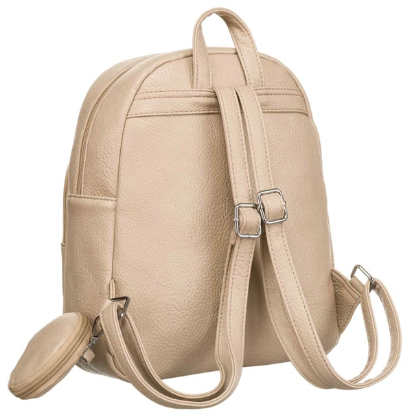 Dame PU Rygsæk R-PZP-01-9922 Beige