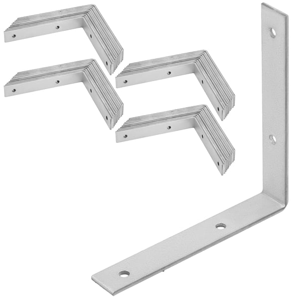 Kotarbau® Kirvesmiehen kulmaliitin ruostumatonta terästä sinkittyä 125 x 125 x 20 mm 50 kpl:n sarja Kotarbau® Kirvesmiehen kulmaliitin ruostumatonta terästä sinkittyä 125 x 125 x 20 mm 50 kpl:n sarja