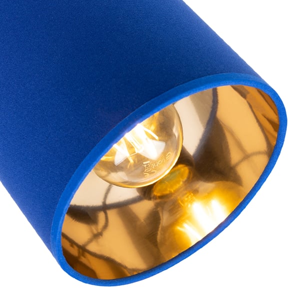 Lofthængende lampe med gylden LED-loftlampe