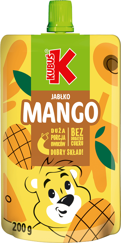 Kubuś Apple-mango mousse 200 g