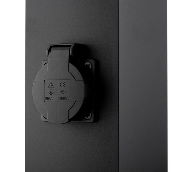 Havelamp stolpe udendørs standig E27 LED med stikkontakt TAXUS 2 80cm LUMILED