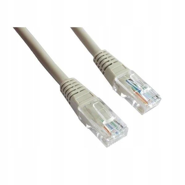 Kytkentäkaapeli UTP cat. 5e 3m PVC harmaa