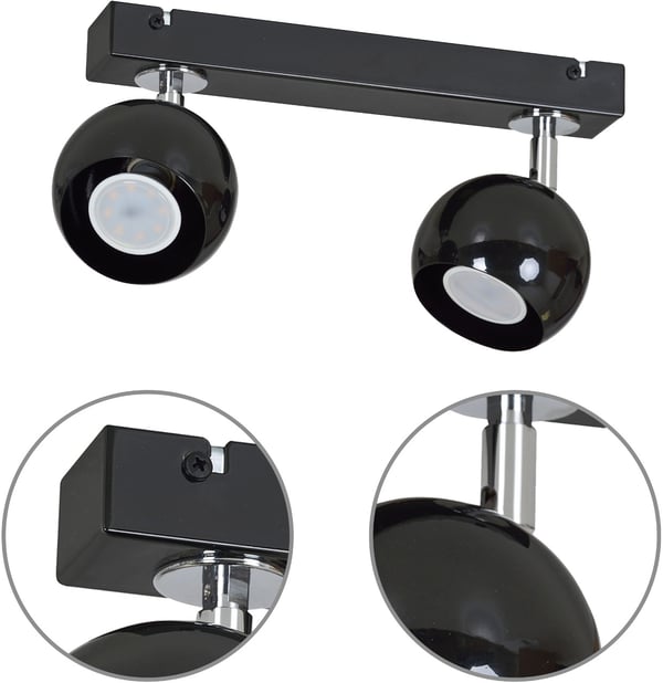 LED-LOFTSLAMPE JUSTERBAR 20W SPOTKUGLER