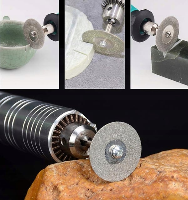 Diamantskive 50 mm til Dremel minislip 10 skivor og 2 ekstra skivor