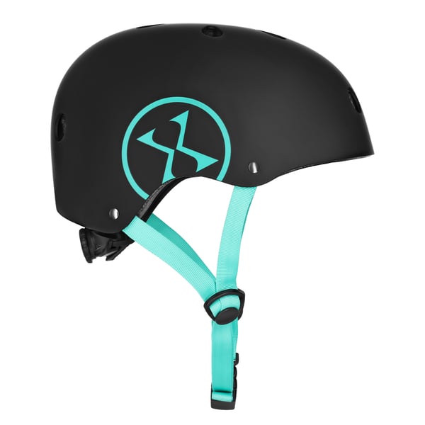 MTW001-1 SORT-BLÅ HJELM STØRRELSE M (55-58CM) NILS EXTREME
