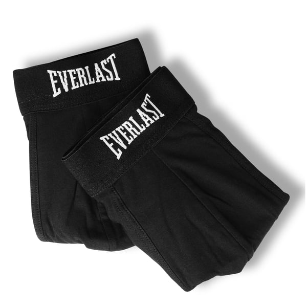 Everlast miesten puuvillaiset bokserit, mustat, 4 kpl, koko XL