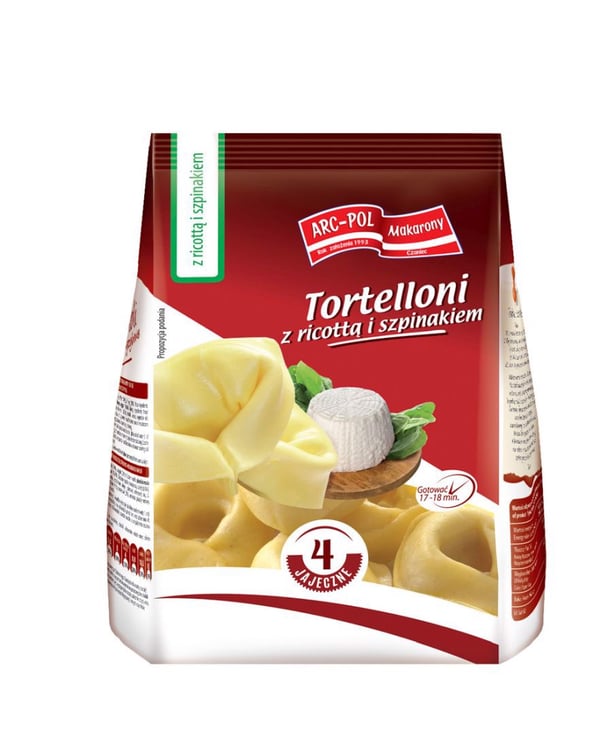 Tortelloni med ricotta och spenat 250 g