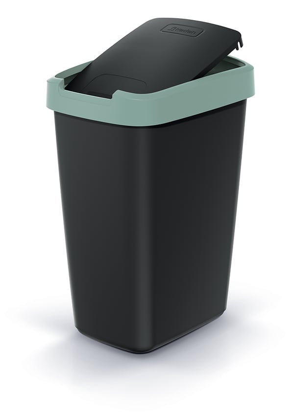Compacta Q papperskorg 12L ljusblå