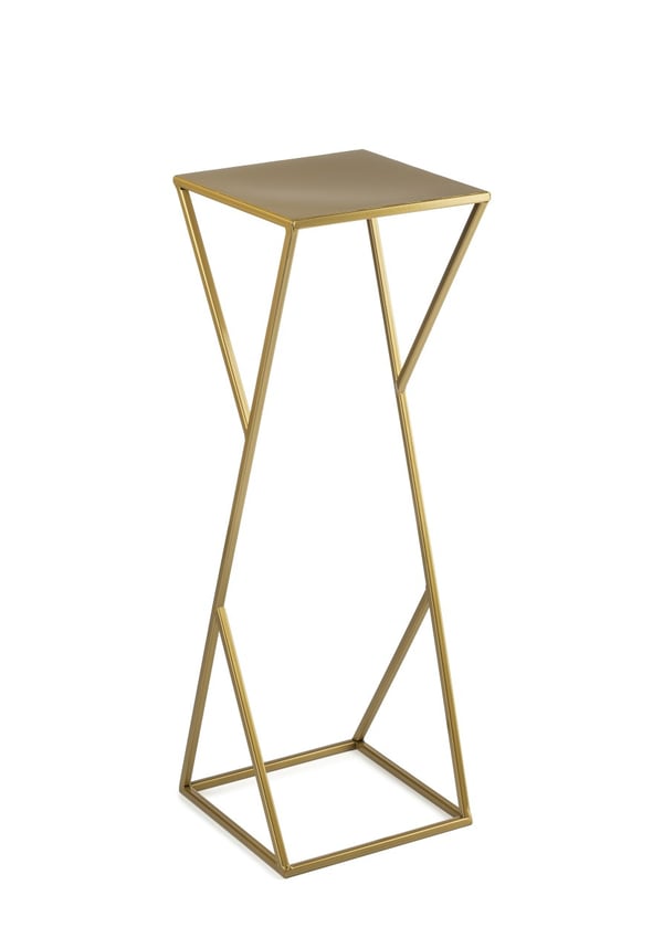 Modernt LOFT blomsterställ, guld, 70 cm
