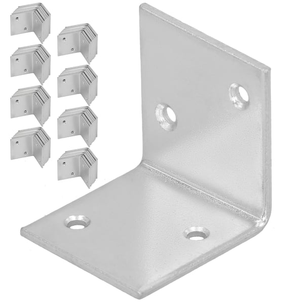 Kotarbau® Kirvesmiehen kulmaliitin ruostumatonta terästä sinkittyä 35 x 35 x 35 mm 100 kpl:n sarja