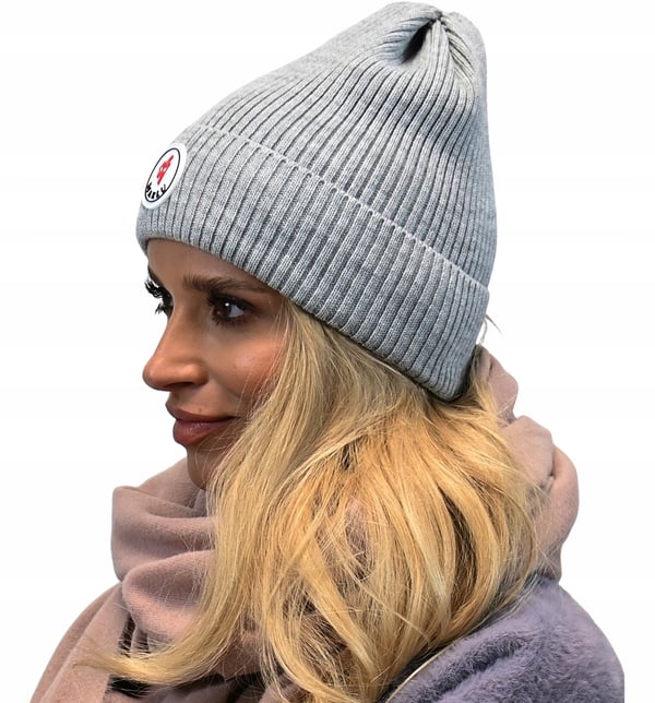 Sporty Komfortabel Damekasket Logo Grå n1