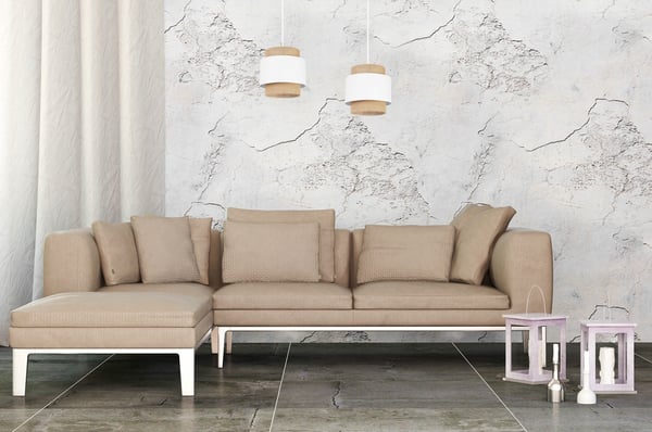 Hængende lampe, loftslysekrone, lampeskærm, boho juta