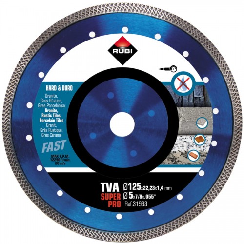 DIAMANTKLING TIL HÅRDT MATERIALE, TURBO VIPER (TVA) 125MM - RI 31933