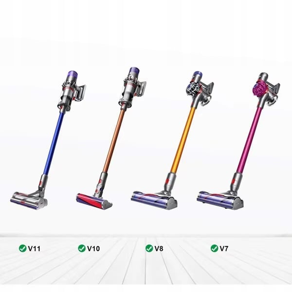Rosfix GroomSet Pro V7/V8/V10/V11 - Sæt med kæmmebørste + fleksibel slange 160 cm + adapter | Til fjernelse af hunde- og kattehår | Kliksystem | Justerbare nåle