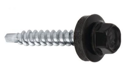 SELVBORENDE SKRUE 4,8*20MM RAL 9005 - 5,0 STO - WSB 20 9005