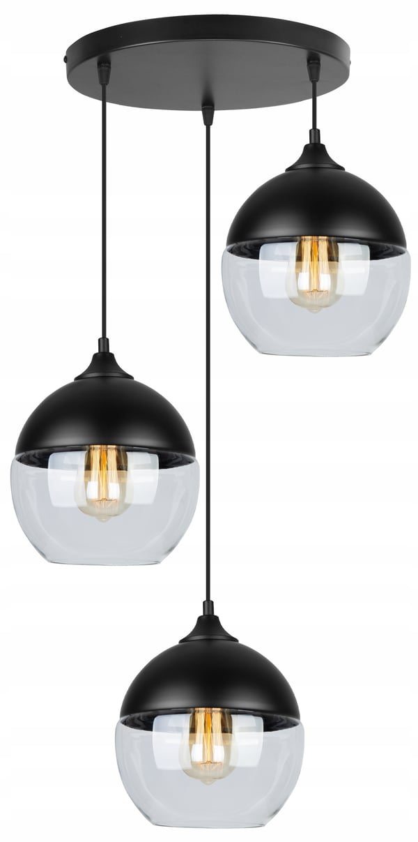 HÆNGENDE LOFTSLAMPE, GLASPLAFON, LED-LAMPE