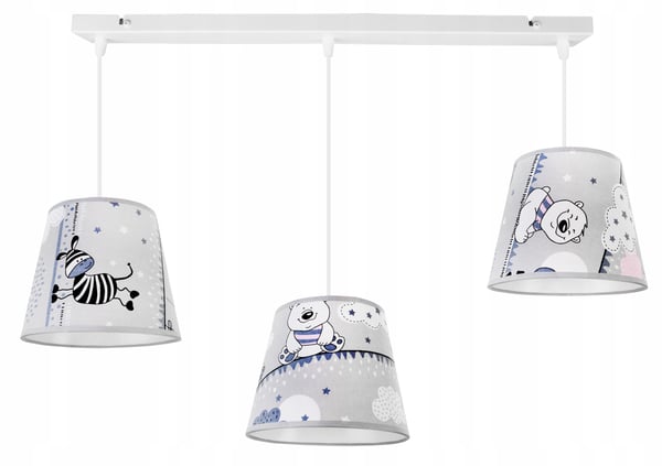 Lofthængende lampe til børn, LED-lampeskærm