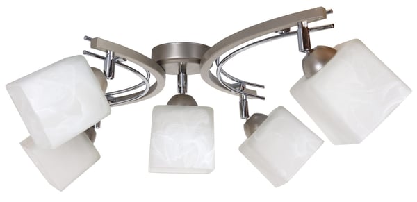 Elegant LED 5x60W lofthængende lampe