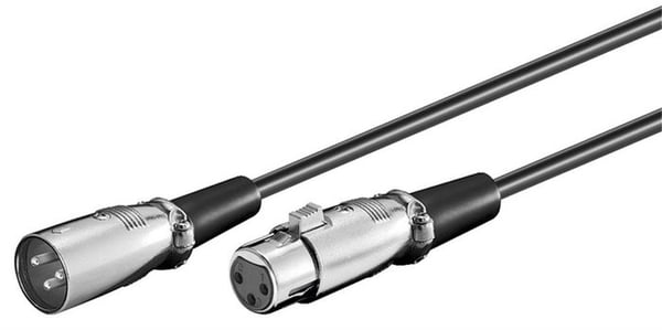 MicroConnect XLR-tilslutningskabel 0,5 m