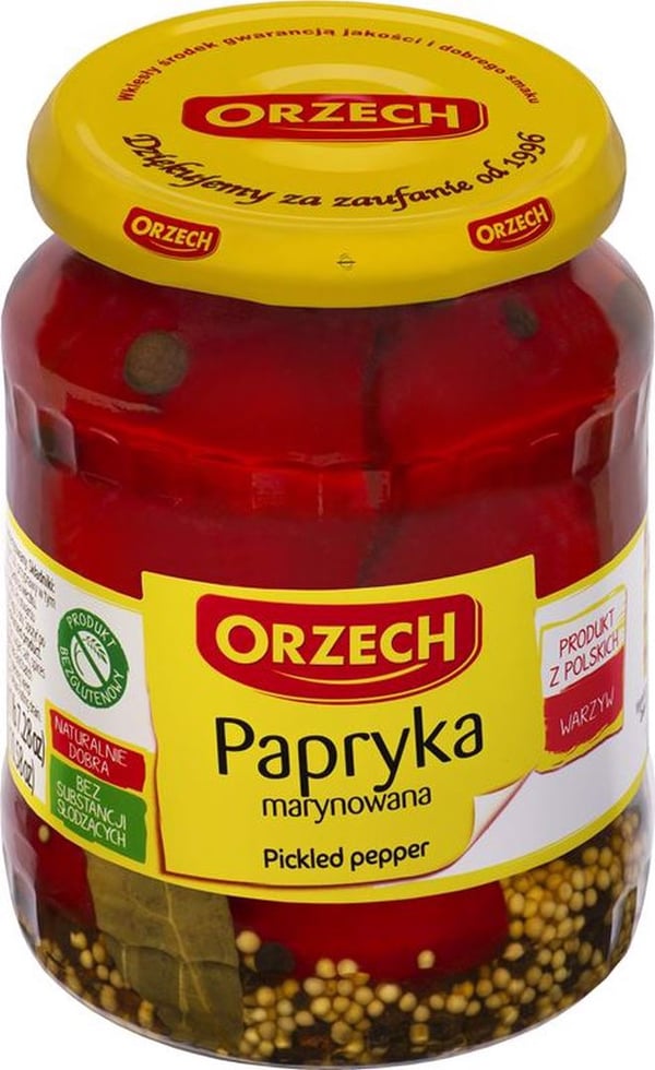 Pähkinäsäilykepaprikat 840g