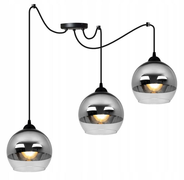 ELEGANT FORKROMET LED-SPIDERHÆNGELAMPE