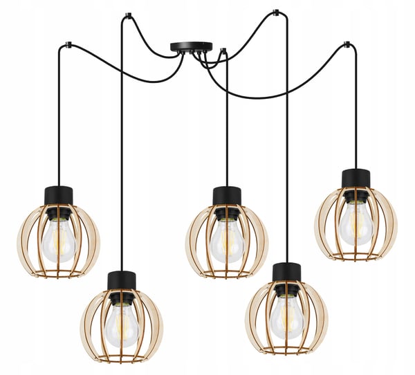 MODERNI PUINEN LED-KATTOVALAISIN
