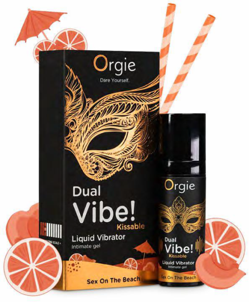 Orgier - Dual Vibe! Flydende Vibrator 15ml - Sex på stranden
