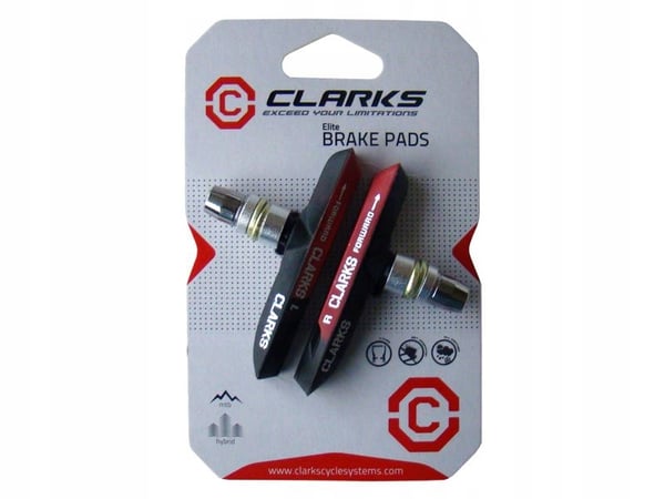 Clarks cykelbromsbelägg V-broms 70mm