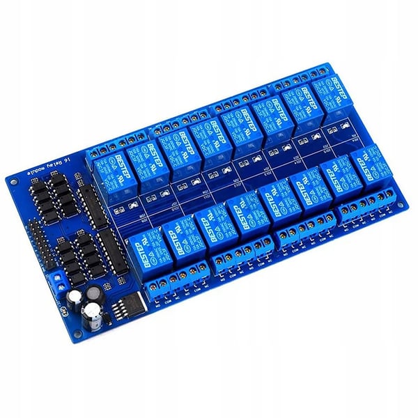 Rosfix 16-kanals 5v Arduino relæmodul