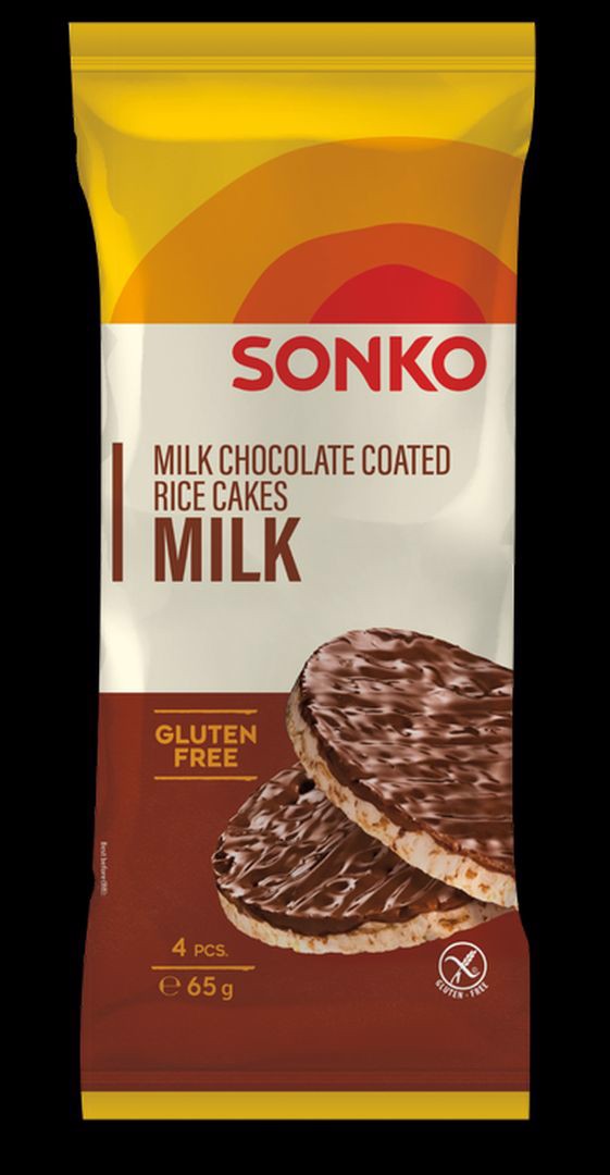 Sonko-riisikeksit maitosuklaassa 65 g (4 kpl)
