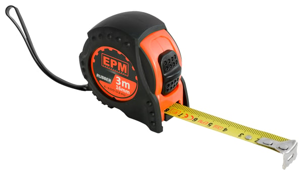 Gummimålebånd 3M*16MM - E-400-0240