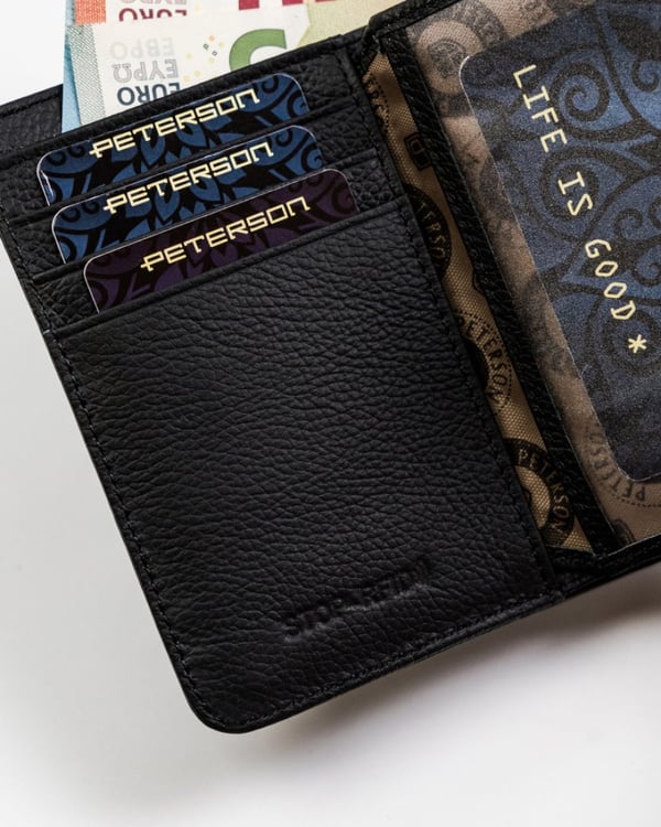 Pieni nahkainen naisten lompakko rfid-lukolla - Peterson