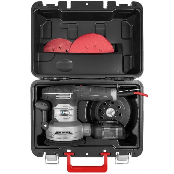 Excentersliber 125/150 mm 450 W, Kuffert - T 59G349