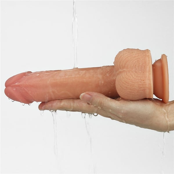 Lovetoy dildo dobbeltlags silikone roterende Anthony 8,5"